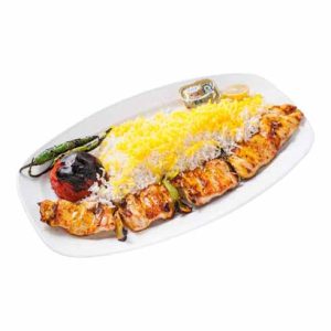 چلو جوجه فیله کباب (200 گرم)