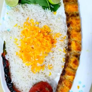 چلو کباب لقمه نگینی