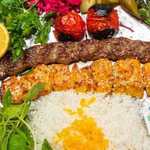 جلو میکس جوجه و کباب معمولی