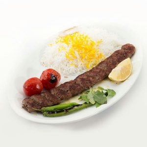 چلو کباب لقمه
